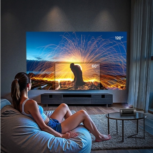 Proiector laser DLP portabil PicoPlay JMGO + trepied + baterie externă